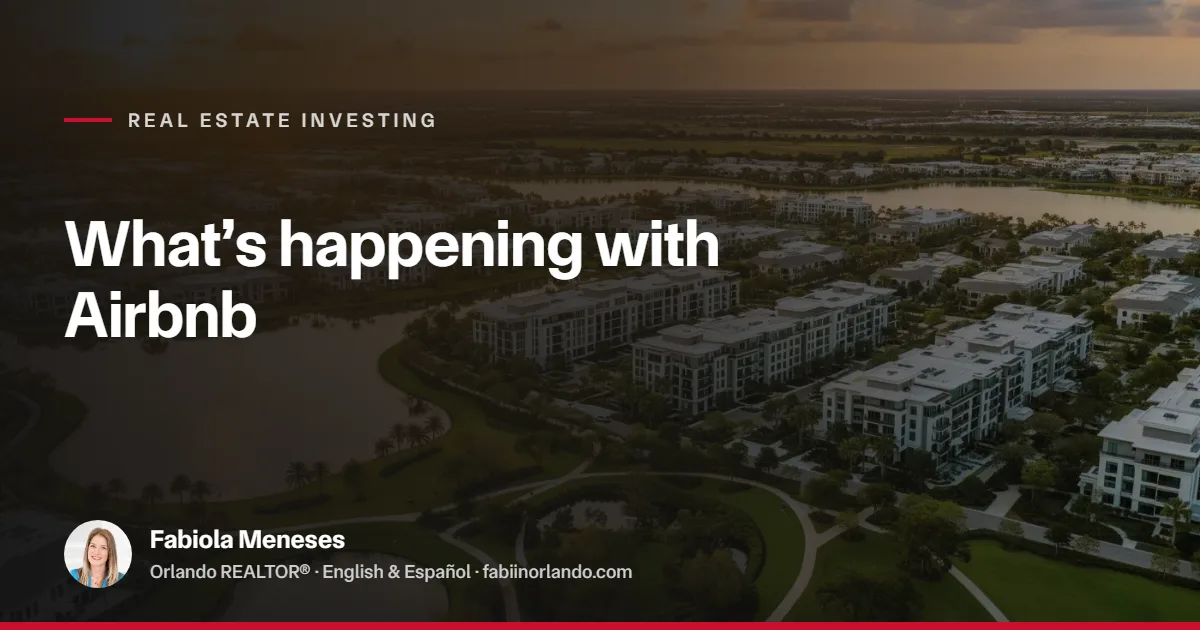 Why Airbnb Is Declining in Orlando (And What’s Replacing It in 2026)