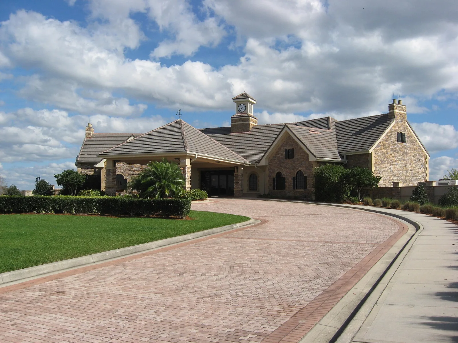Eagle Creek Golf Club clubhouse in southeast Orlando