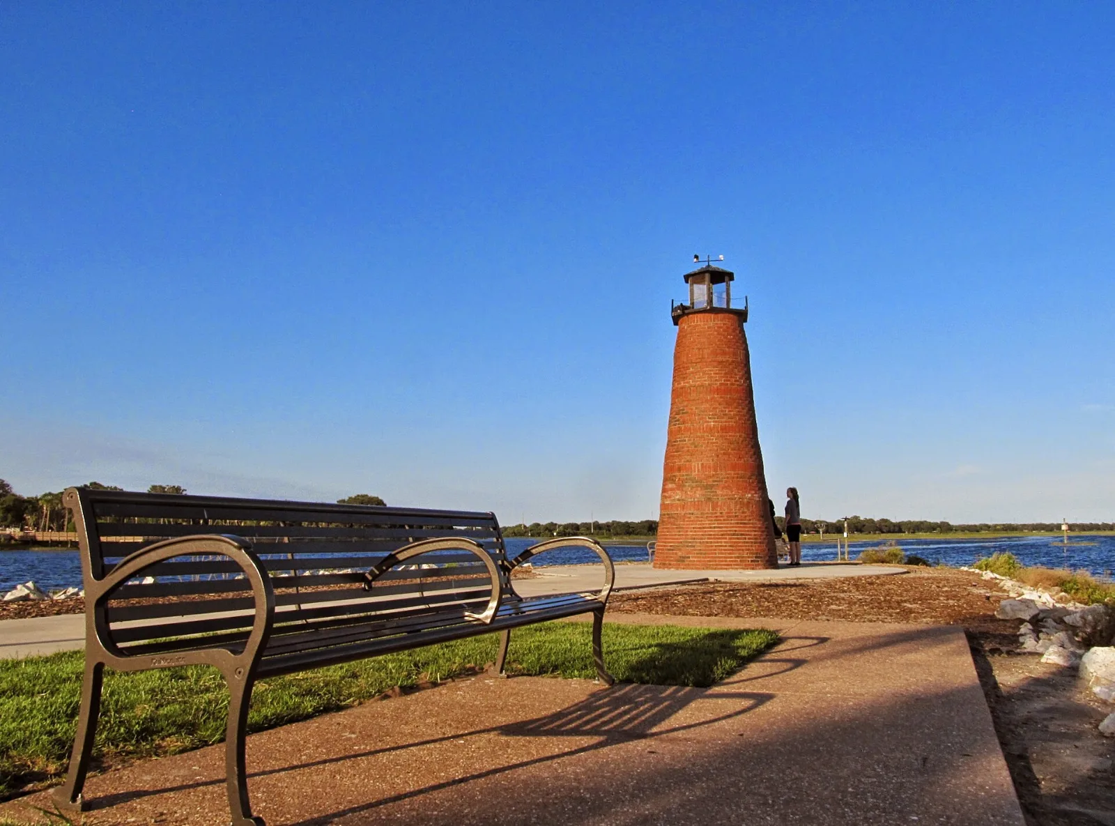 Lighthouse at Kissimmee Lakefront Park on Lake Tohopekaliga