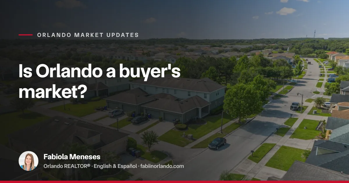 Is Orlando Heading Toward a Buyer’s Market in 2026?