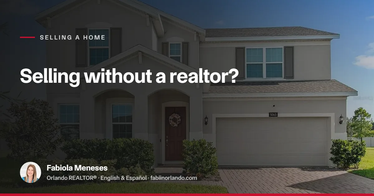 Can I sell my house without a realtor?